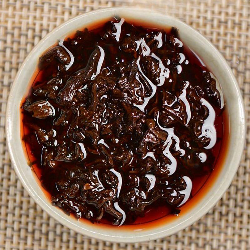 CIFbuy 357g Bulang Puerh Ripe Tea Cake Yunnan Old Pu-erh Cooked Tea Chinese Pu'er Tea