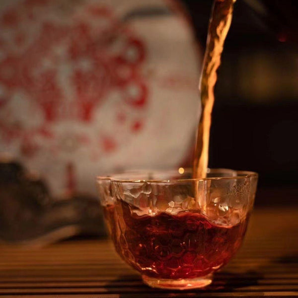 CIFbuy 2024 Year DAYI HONG YUN YUAN CHA Ripe Puer TAETEA Pu'er Puerh Tea Shu Cake 357g