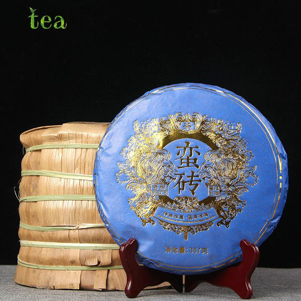 CIFbuy Manzhuan Raw Pu'er Tea, 357g, Six Famous Ancient Tree Mountains, Yunnan Manzhuan Shengpu'er "Seven Sons" Tea Cake
