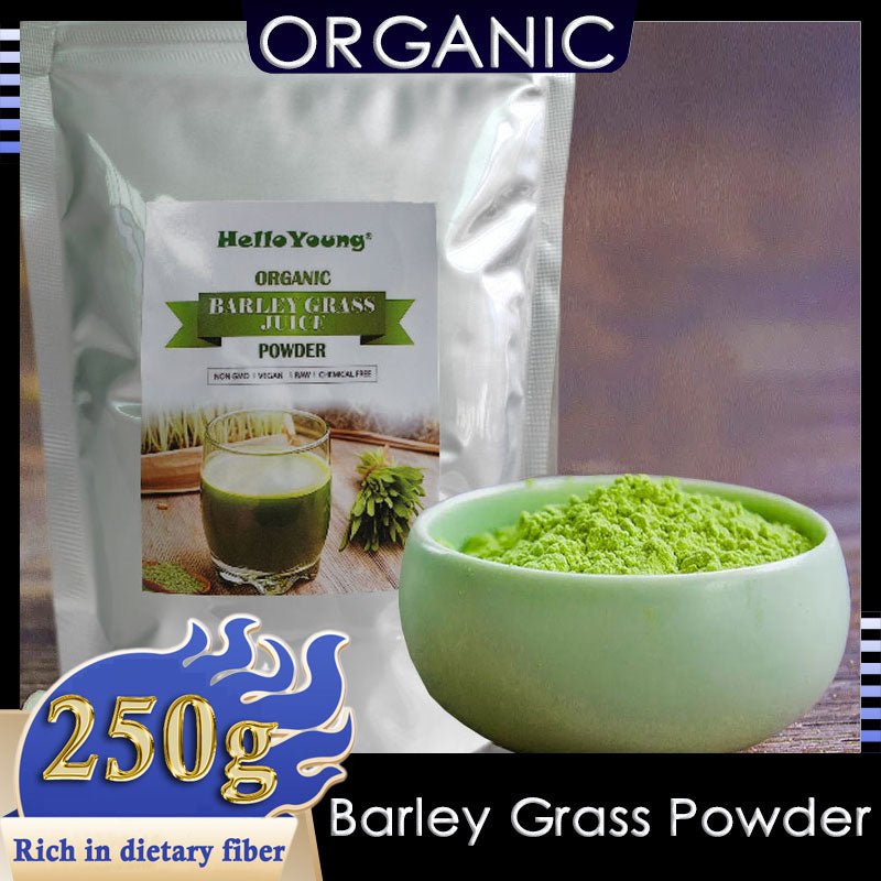 Imported Unsweetened Premium Organic Barley Grass Powder 250g moistening intestines, burning fat, purifying liver