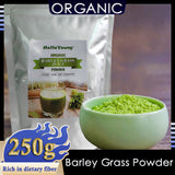 Imported Unsweetened Premium Organic Barley Grass Powder 250g moistening intestines, burning fat, purifying liver