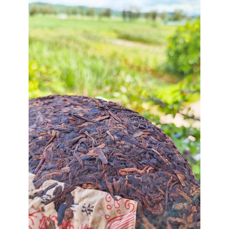 CIFbuy Icelandic Pu'er Ripe Tea Mengku Ancient Tree Ripe Tea Cake Pu'er Tea HongJinYin