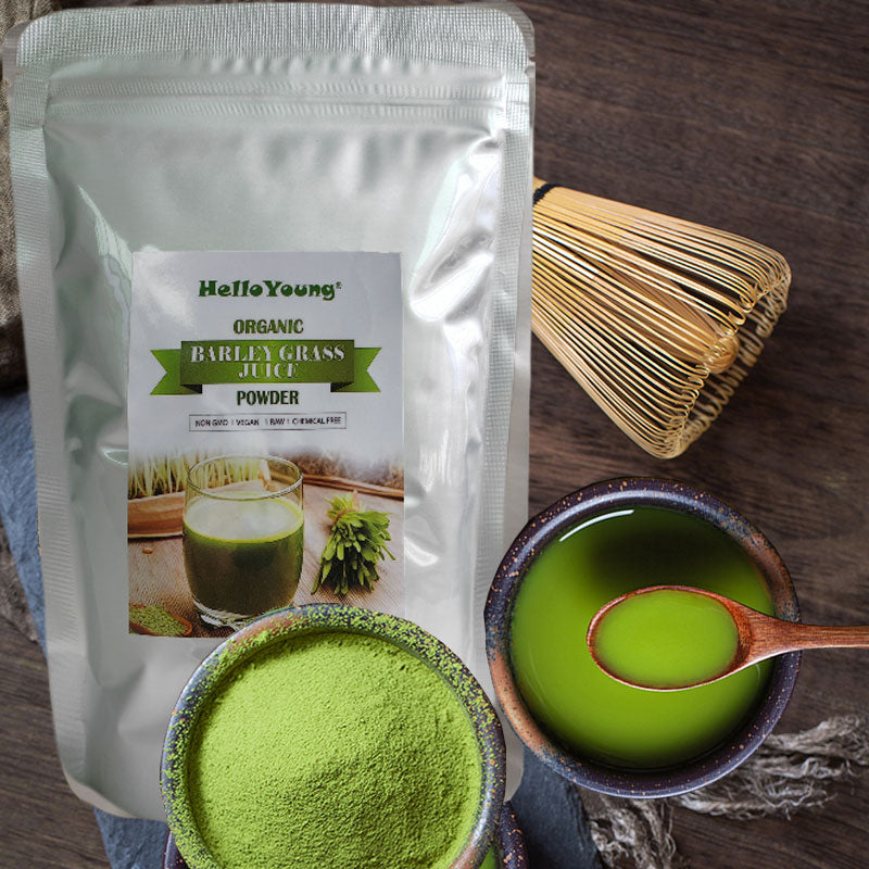Organic Barley Grass Powder original 250g barley grass official store purifying liver, lowering cholesterol, beautiful skin, healthy slimming drink Main image