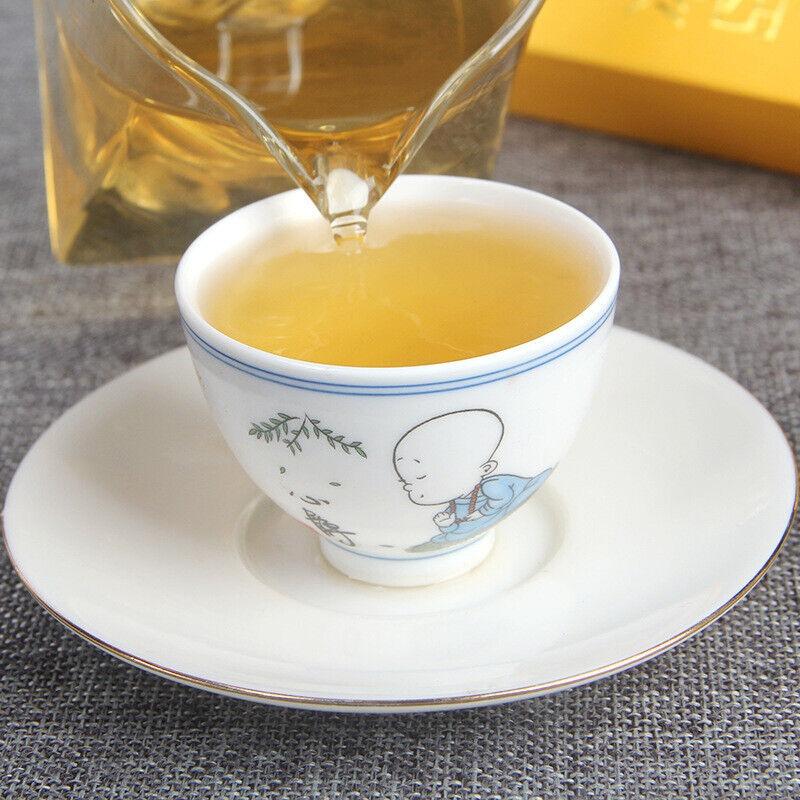 CIFbuy 150g Golden BarIceland Gold Brick Puerh Raw Brick Tea Mengku Gold Leaf Flower