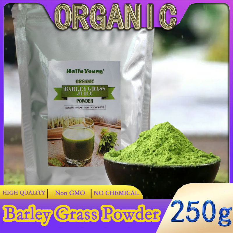Barley grass official store Organic Barley Grass Powder original 250g Grass Juice Powder with Rich Dietary Fiber, No Addtives Main image