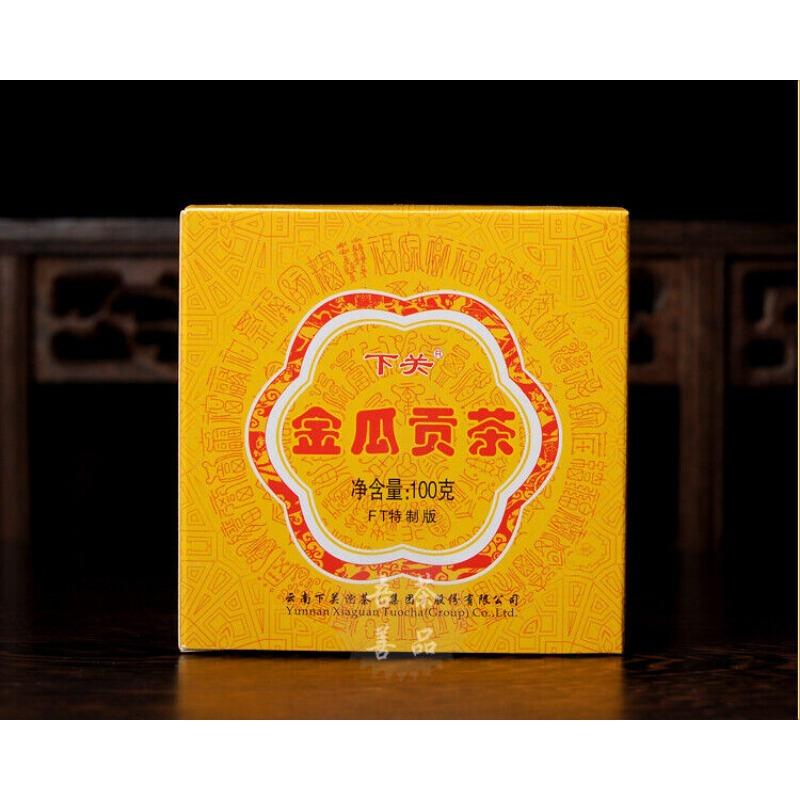 CIFbuy Yunnan Pu'er Tea Shimonoseki FT Special JIN GUA Tribute Puer Tuocha 100g