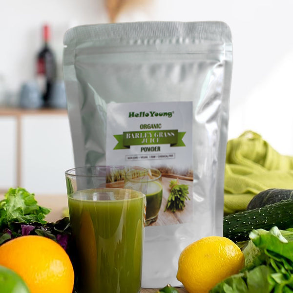 Organic Barley Grass Powder original 250g moistening intestines, Natural I Nutritionally Complete I Mix into Smoothie or Juice