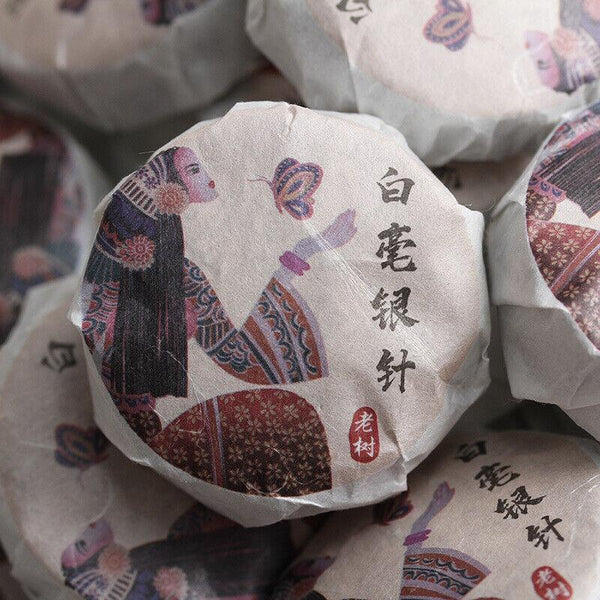 CIFbuy 500g Yunnan Pu'er Tea Pressed White Hairs Silver Needle Small Cakes Mini Tuo Tea
