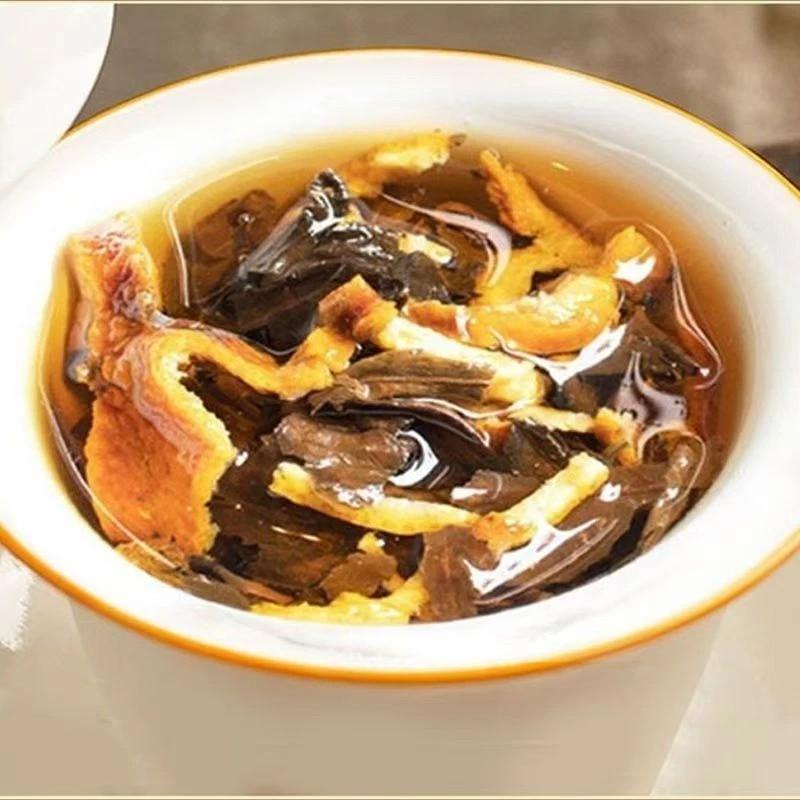CIFbuy 250g White Tea Stuffed Tangerine Orange Fuding Chenpi Bai Cha Aged Shou Mei new