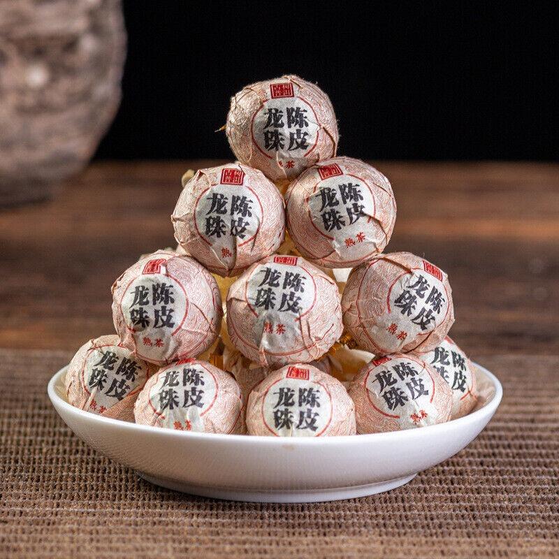 CIFbuy Yunnan Pu'er Tea Tangerine Peel Dragon Beads Xiao Tuo Old Ripe Tea Bulk 500g