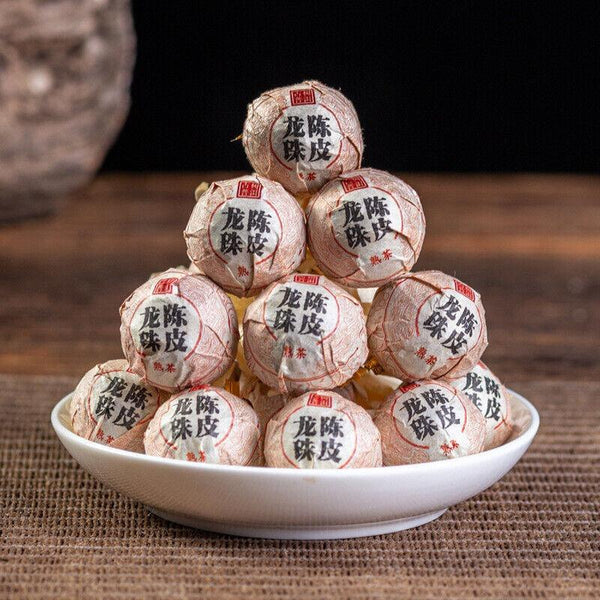 CIFbuy Yunnan Pu'er Tea Tangerine Peel Dragon Beads Xiao Tuo Old Ripe Tea Bulk 500g