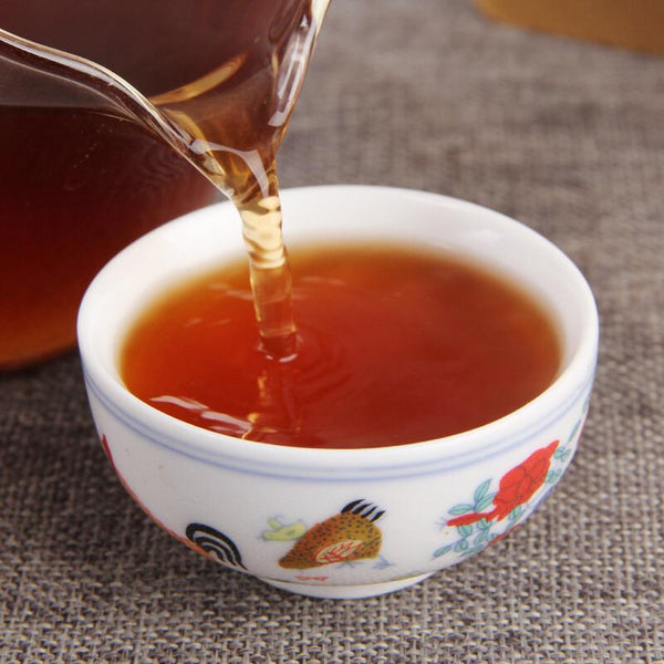 CIFbuy Yunnan 'Jia' Word Mini Tea Brick Shu Pu Er Pu-erh Ripe Tea Aged Puerh Brick 250g