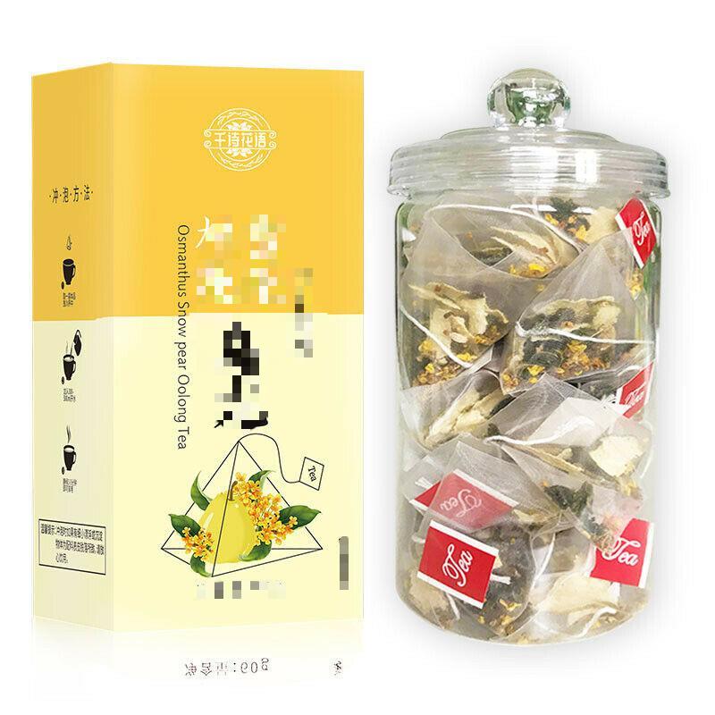 CIFbuy Osmanthus Flowers Snow Pear Oolong Tea Chinese Herbal Tea Bags 60g 3g X 20 Bags