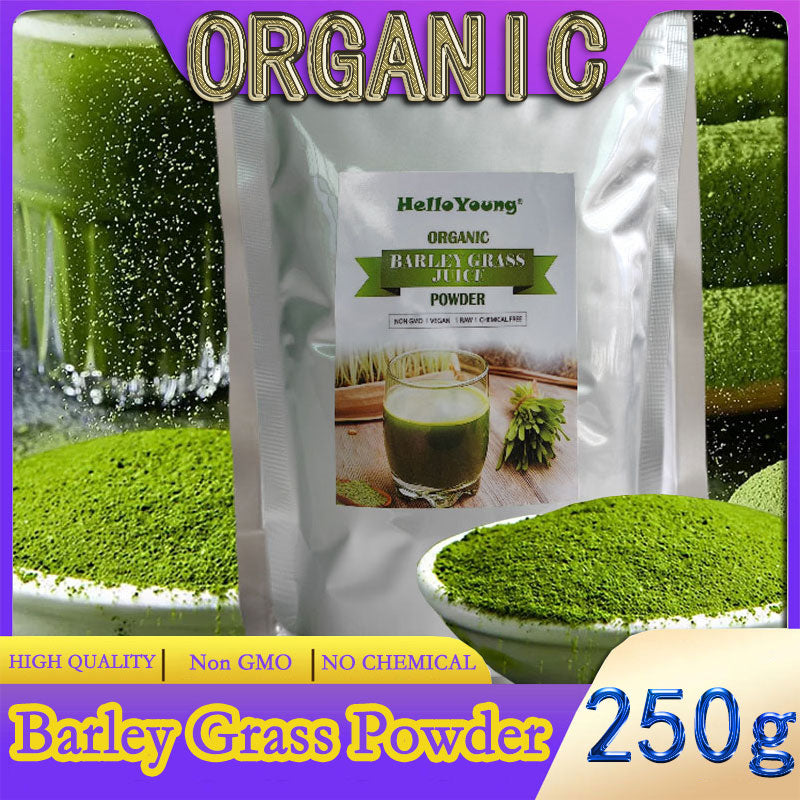 barley powder pure organic Organic Barley Grass Powder original 250g barley grass official store Rich in Immune Vitamin, Fibers, Minerals Main image