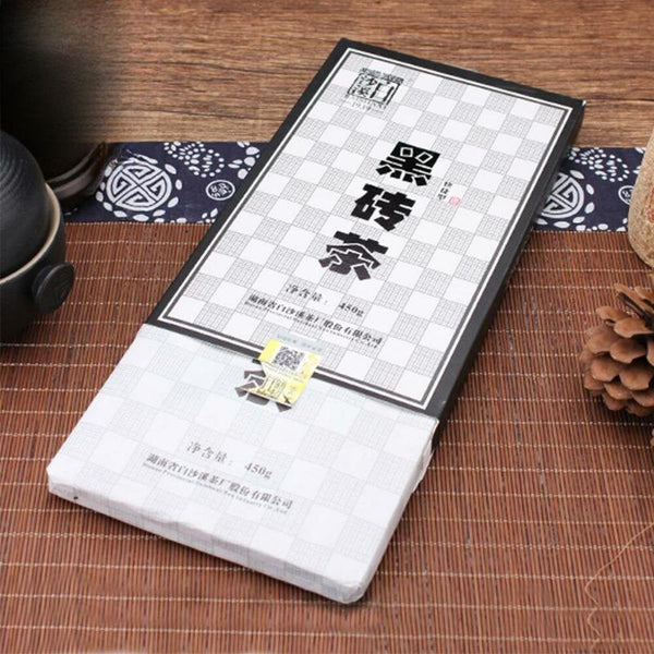 CIFbuy Hei Zhuan Cha Anhua Baishaxi Instant Dark Tea Shortcut Brick Tea Black Tea 450g