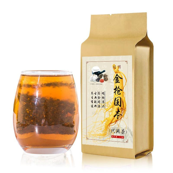 CIFbuy 150g Golden Gun Solid Brand Tea Ginseng Five Treasure Tea Yi Ben Golden Gun Tea