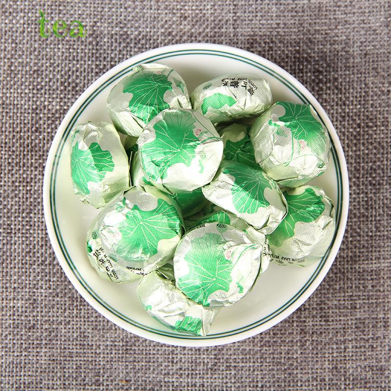 CIFbuy Yunnan Lotus Leaf Puerh Tea 500g Shu Pu'er with Lotus Leaves
