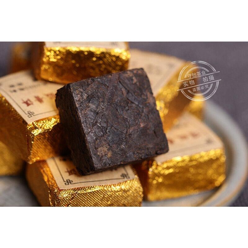 CIFbuy 500g Yunnan Pu'er Tea Leaves Small Golden Brick Mini Small Tuo