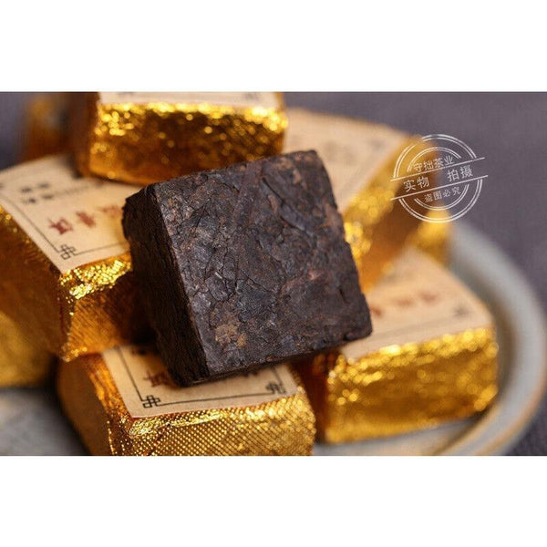 CIFbuy 500g Yunnan Pu'er Tea Leaves Small Golden Brick Mini Small Tuo