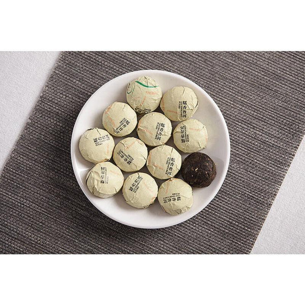 CIFbuy 500g Yunnan Pu'er Tea Golden Classic Glutinous Small Tuo Tea Mini Ripe Tea