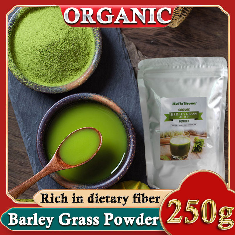 Organic Barley Grass Powder 250g, Green Superfood for Smoothie, Shakes and Salads Support Immune System and Digestion, Vegan