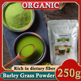 Organic Barley Grass Powder 250g, Green Superfood for Smoothie, Shakes and Salads Support Immune System and Digestion, Vegan