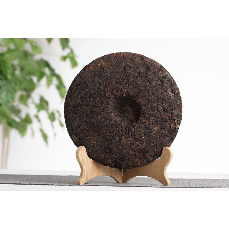 CIFbuy 357g Yunnan Puerh Ripe Tea Dry Storage Ripe Tea Menghai Flavor Seven Seed Cake