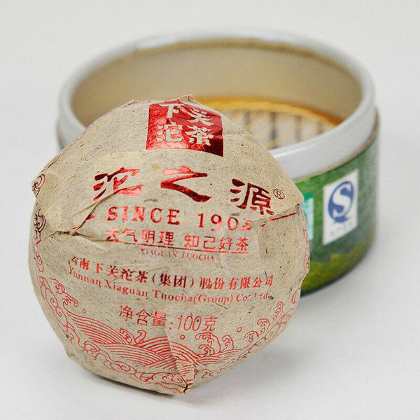 CIFbuy TUO ZHI YUAN * 2014 Yunnan XiaGuan TuoCha Puerh Tea Raw Pu'er 100g with Box
