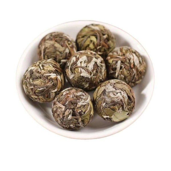 CIFbuy 500g Fuding White Tea Peony Floral Dense Aroma Dragon Pearl Handmade Tuocha