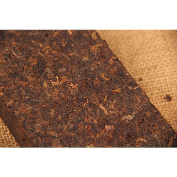 CIFbuy500g Old Ban Zhang Tea Brick Puerh Tea Ripe Pu'er Ancient Tree Bamboo Tube Tea