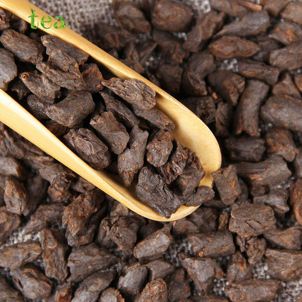 CIFbuy Aged Pu'er Tea, Menghai Jelly Aroma Crushed Silver Tea, Fossilized Aged Pu'er Aroma, Bulk Ripened Tea 500g