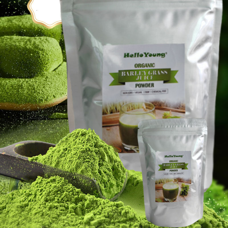 Organic Barley Grass Powder, Antioxidant-Rich, Energy Booster Organic Grass Powder, 100% Natural Superfood, Vegan, Gluten Free, Non-GMO, Kosher Main image