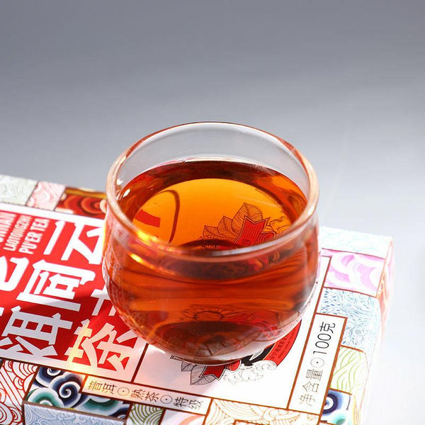 CIFbuy Anning Haiwan Tea 2019 Arbor Old Pu'er Special Grade Loose Ripe Puer Tea 100g