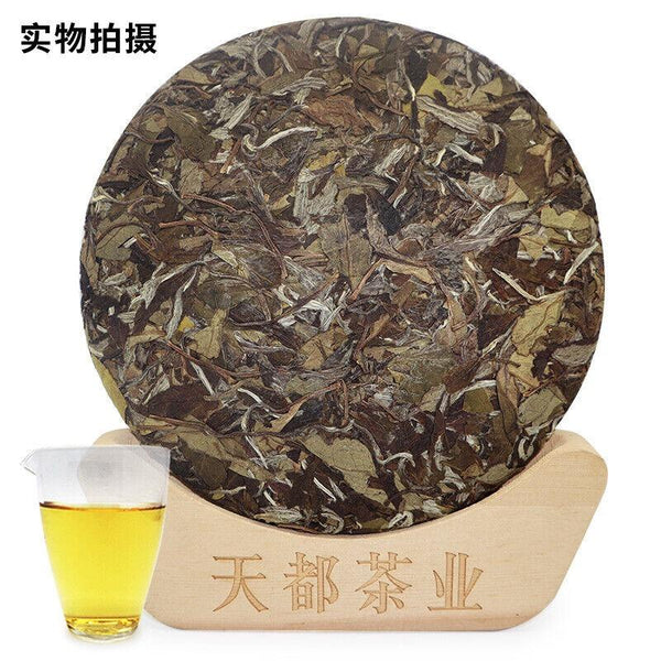 CIFbuy 350g Fuding White Tea Peony Tea Cake Panxi Ming Qian Spring Tea Floral Fragrance