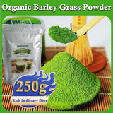 Unsweetened Premium Organic Barley Grass Powder 250g Contains Iron Vitamin C, & Vitamin E – Non-GMO