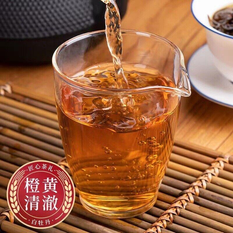 CIFbuy 300g Fuding White Tea Old White Tea White Peony Tea Cake Aged White Peony Cake