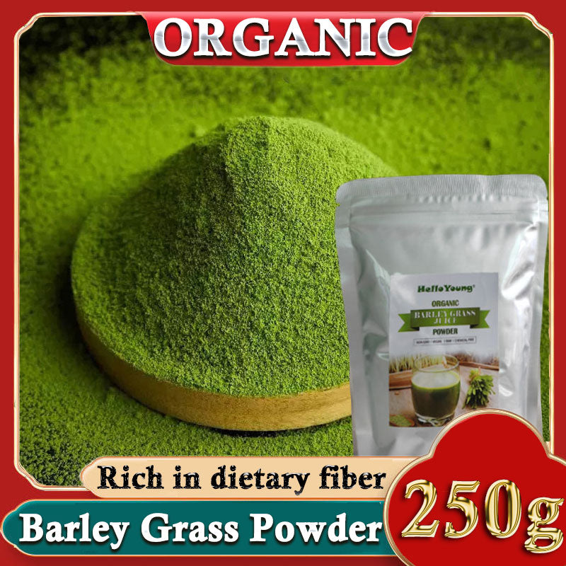 Barley Grass Powder 100% Pure & Organic Organic Barley Grass Powder Pure Organic Barley for Women and Men 250g 100% Pure&Natural I Nutritionally Complete Main image
