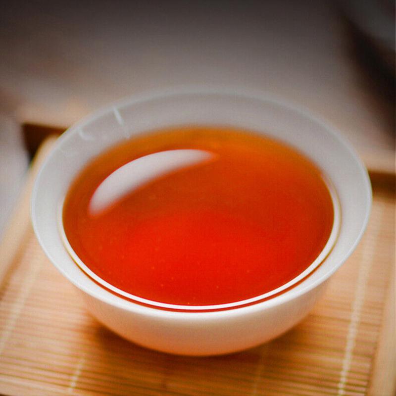 CIFbuy Pu'er Ripe Tea Yunnan Seven Cakes Tea Bamboo Shell Whole Mention Pack Tea Cake