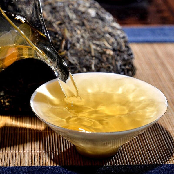 CIFbuy 2014 Bindao Sheng Puerh Tea, Mengku Ancient Tree Handmade Raw Puerh, 357g
2014年冰岛生普洱茶，勐库古树手工生普，357克