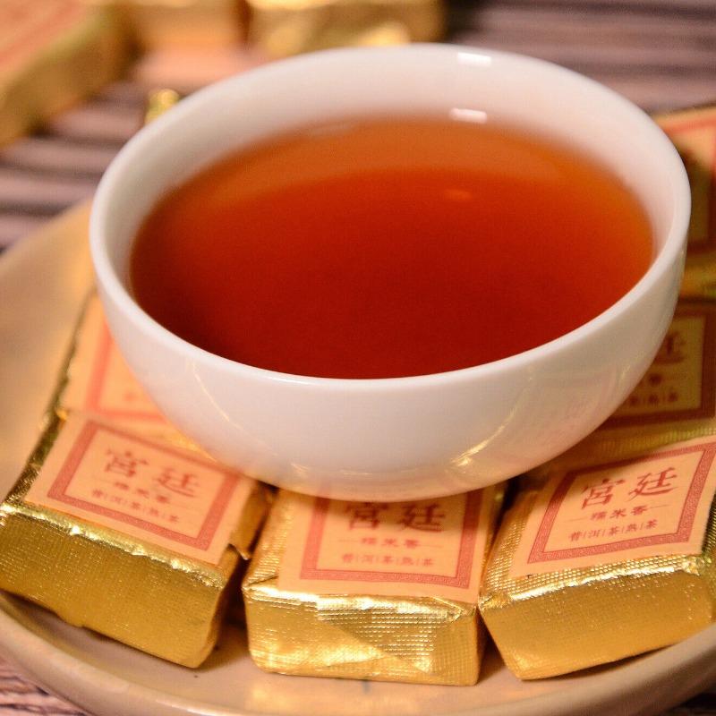 CIFbuy Yunnan Jindian Small Square Brick Black Tea Leaves Glutinous Fragrance Brick Tea