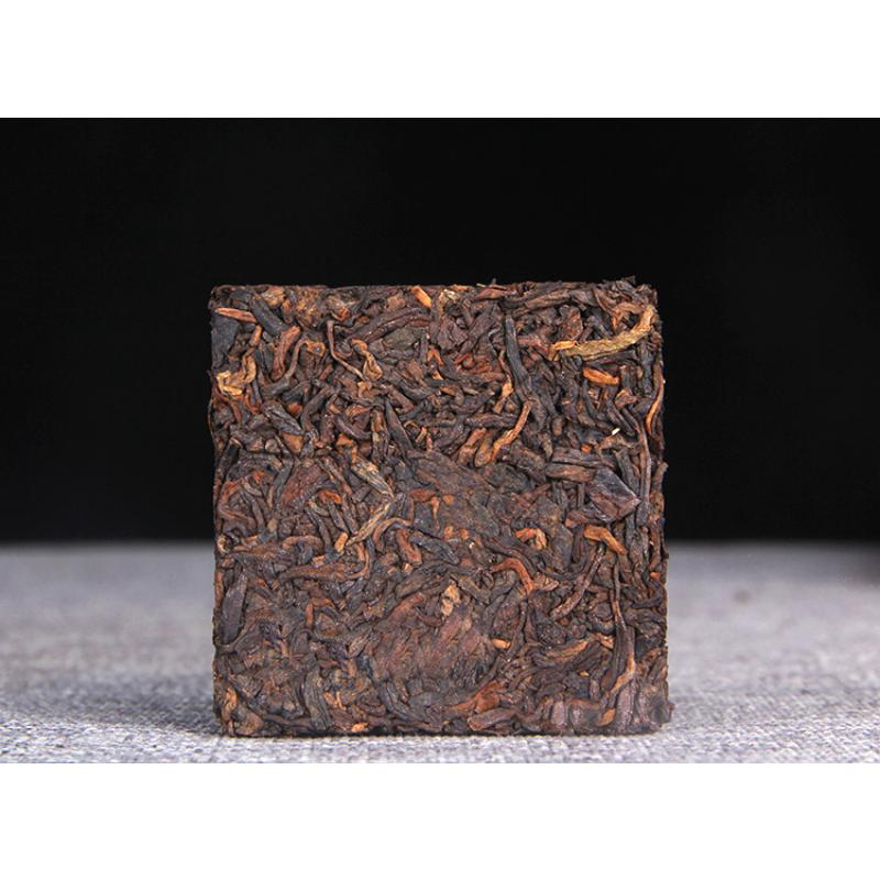 CIFbuy Class Seal Golden Bud Ancient Tree Tea 36g * 10 Pu'er Tea Brick Old Cooked Tea