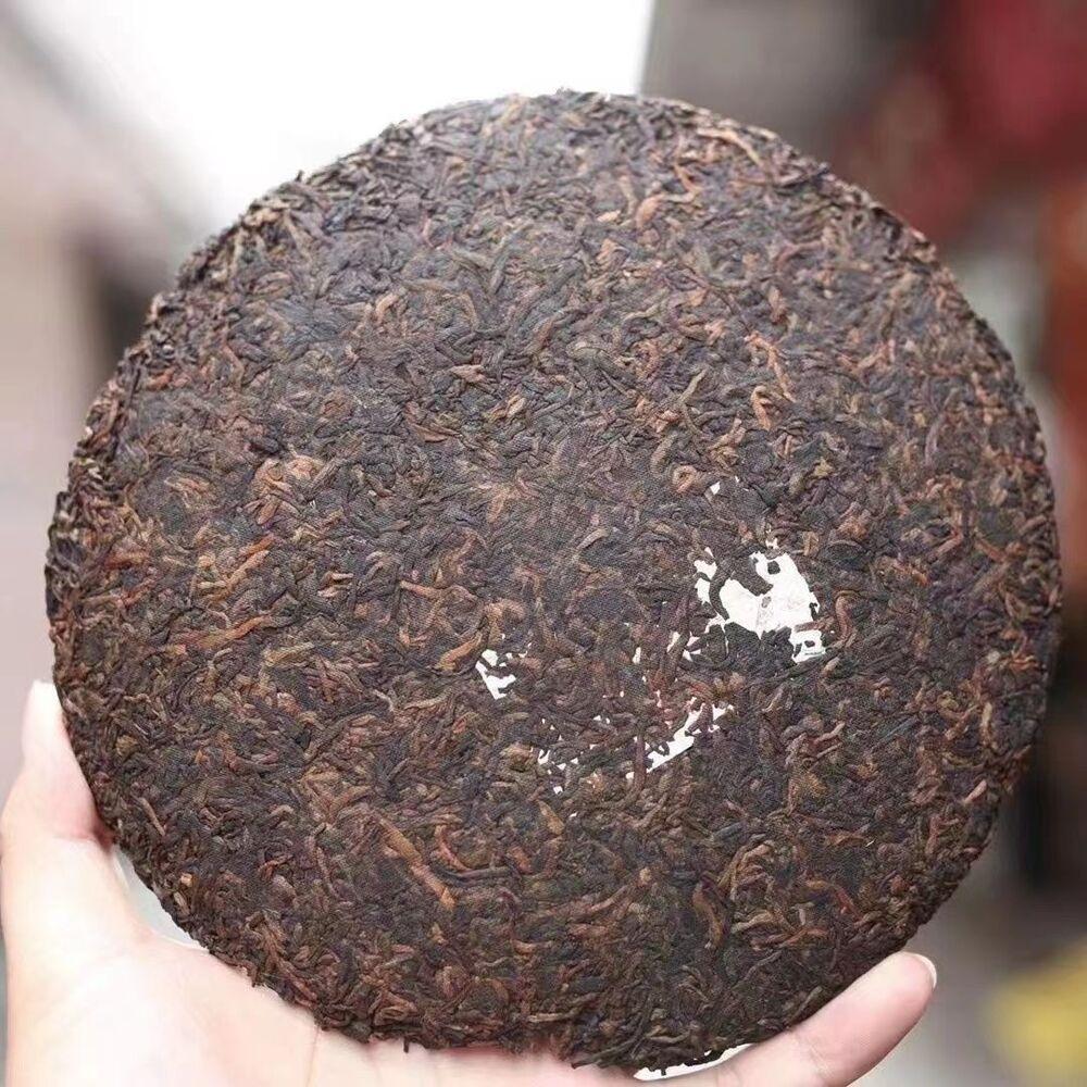 CIFbuy 357g Yunnan Cooked Pu-erh Tea 2014 Bulang Palace Pu'er Ripe Tea Cake Pu-erh Tea