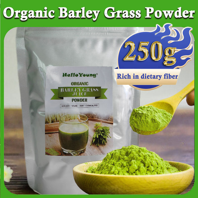 Organic Barley Powder 100% Pure and Natural, No Additives and Preservatives Barley Low Carb Diabetic Friendly e for weight loss Main image