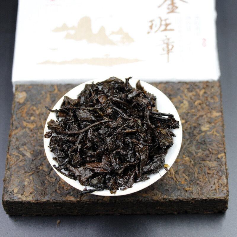 CIFbuy Thé en brique du Yunnan Banzhang Pu'er thé noir Menghai mûr 200g