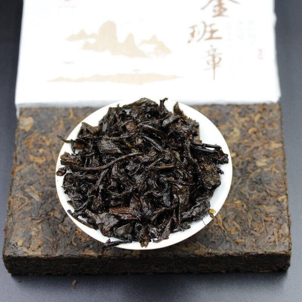 CIFbuy Thé en brique du Yunnan Banzhang Pu'er thé noir Menghai mûr 200g