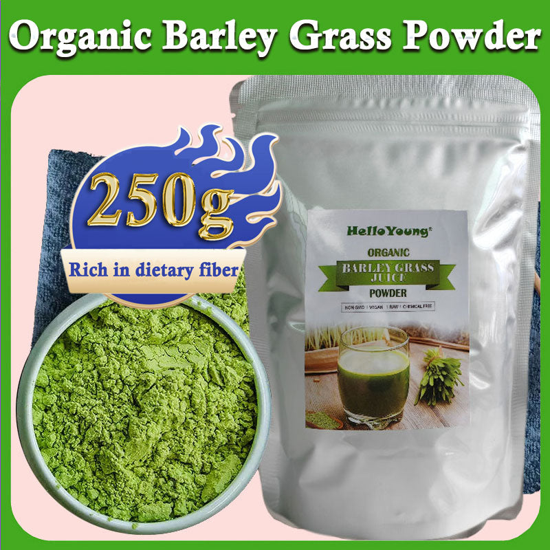 Barley Grass Powder Original 100% Pure And Organic Green Tea Barley Grass Powdered Drink Antioxidant-Rich, Energy Booster Organic Grass Powder Main image