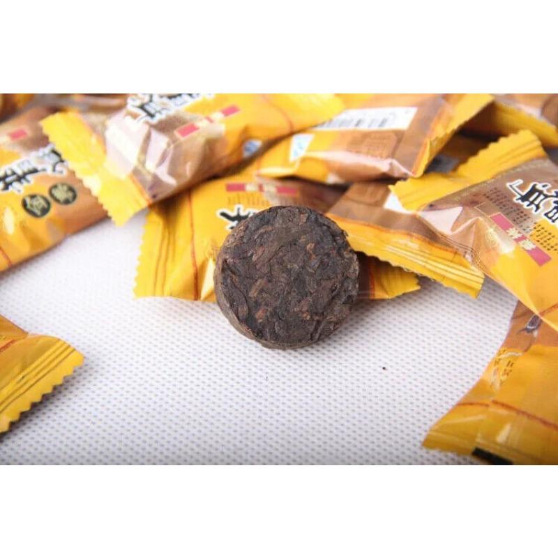 CIFbuyYunnan Puer Tea Shu Puer Tuo Cha Individual Packing Fermented Mini Tuocha 500g