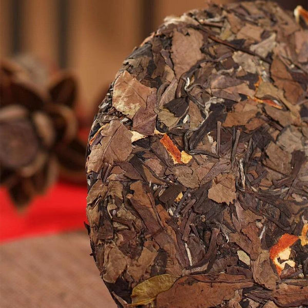 CIFbuy 350g Fuding Alpine Old WhiteTea Cake Aged White Tea Tightly Pressed Shoumei Tea