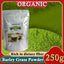 Organic Barley Grass Powder 250g, Green Superfood for Smoothie, Antioxidant-Rich, Energy Booster Organic Grass Powder