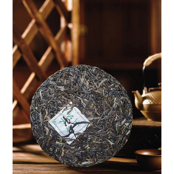 ManSong Royal Tribute Tea Ancient Pu'er Raw Tea Kunming Dry Storage 357g/12.59oz